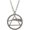 Pink Floyd Dark Side Prism Pendant Necklace -Deals Modanist Store 376575F