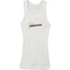 Classic Logo White Junior Tank Top Womens Tank -Deals Modanist Store 379566F