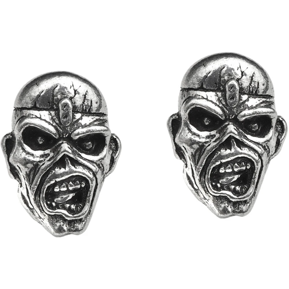 Iron Maiden Piece Of Mind Studs Earrings 3 Iron Maiden Piece Of Mind Studs Earrings