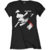 DAVID BOWIE X Smoke Ladies Tee Junior Top -Deals Modanist Store 403176F