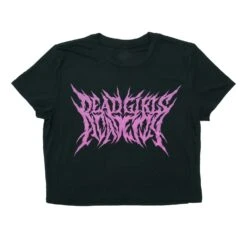 Pink Logo Crop Top Junior Top