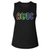 AC/DC Rainbow Logo Womens Tank