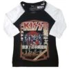 KISS Destroyer Tour '78 Ladies Raglan Tee Junior Top -Deals Modanist Store 425363F