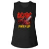 AC/DC Pwrup Band Photo Junior Top -Deals Modanist Store 426451F