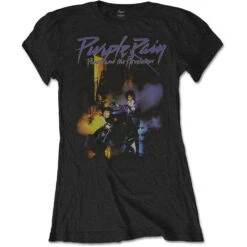 PRINCE Purple Rain Ladies T-Shirt Junior Top