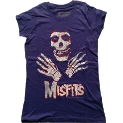 Misfits Hands Ladies T-Shirt Junior Top