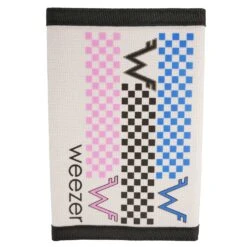 Checkered Print Canvas 8 Pocket Wallet Tri-Fold Wallet