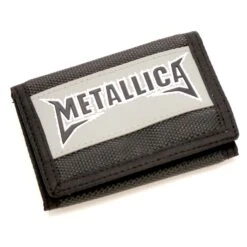 Metallica Logo/Hetfield Scary Guy & Crossbones Tri-Fold Wallet