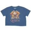 Queen Classic Crest Ladies Crop Top Junior Top 1 Queen Classic Crest Ladies Crop Top Junior Top -Deals Modanist Store 444958F