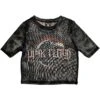 Pink Floyd Vintage Dark Side Of The Moon Seal Ladies Mesh Crop Top Junior Top -Deals Modanist Store 449714F