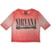 Nirvana Nevermind Wavy Logo Ladies Mesh Crop Top Junior Top -Deals Modanist Store 449718F