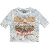 Welcome To The Jungle LV Ladies Mesh Crop Top Junior Top -Deals Modanist Store 449720F