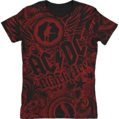 AC/DC Girls Got Rhythm Juniors Long Length Junior Top